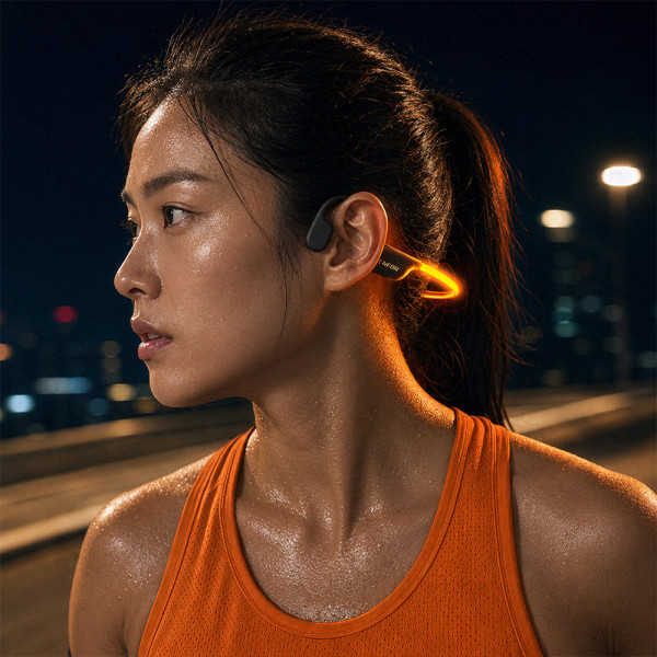 에이투 본네온 초경량 LED 골전도 블루투스 이어폰 MP3 탑재 완전방수 IPX7 BONE NEON